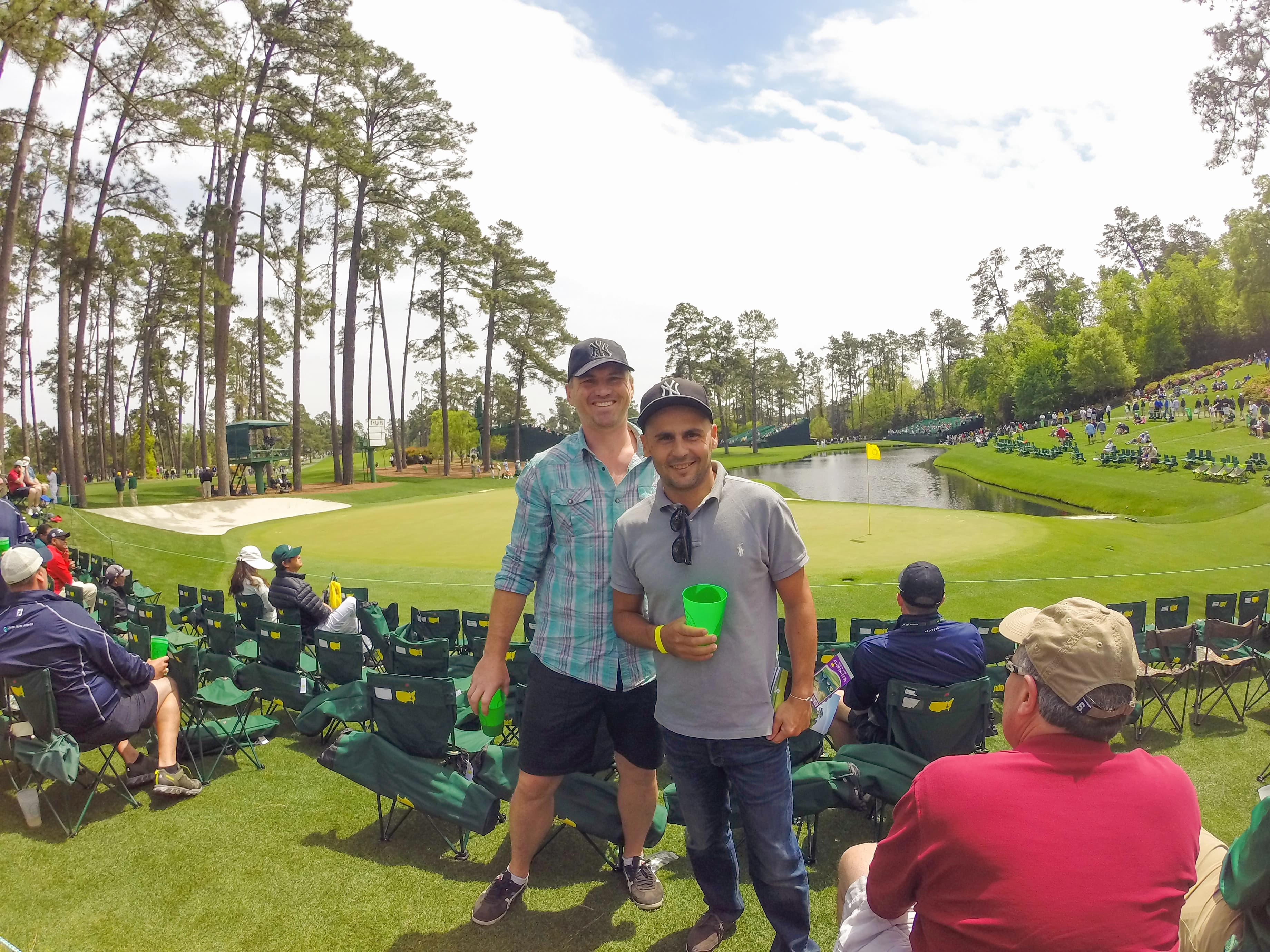 GolfLoot founder Brian Vella at a golf event