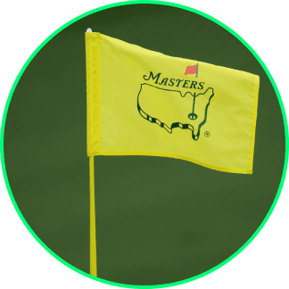 The Masters flag at Augusta National