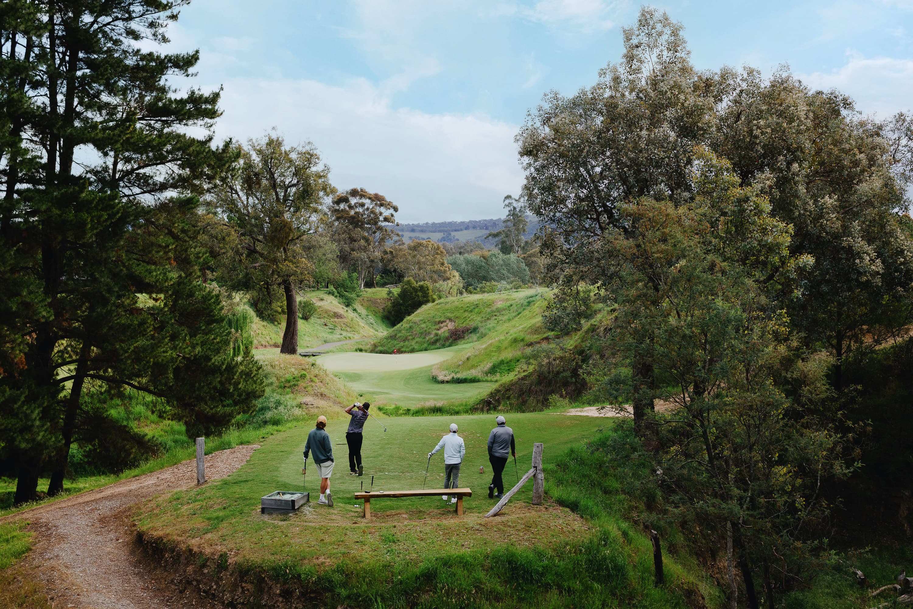 Golf course scene